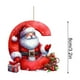 thumbnail image 3 of Adornos navideños, adornos navideños, regalos navideños, letras colgantes, decoración de acrílico, árbol de Navidad plano, decoración para fiestas en el hogar, colgante de regalo, letra plana de acríl, 3 of 4