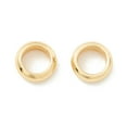 thumbnail image 2 of 201 Stainless Steel Spacer Beads Flat Round/Ring Real 18K Gold Plated 4x1.5mm Hole: 2.5mm, 2 of 3