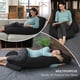 thumbnail image 5 of Almohada de embarazo MOON PARK en forma de U para todo el cuerpo con funda negra, 5 of 6