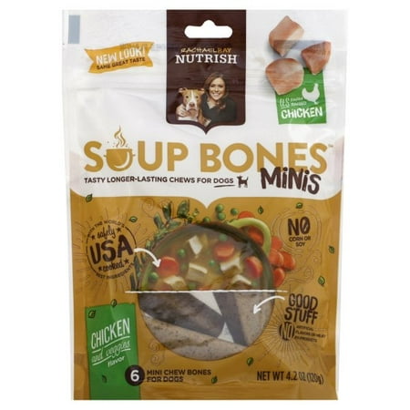 Rachael Ray Nutrish Soup Bones Minis Dog Treats, Chicken