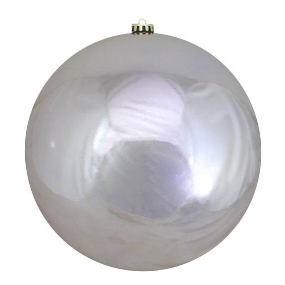 Northlight Shiny Shatterproof Commercial Christmas Ball Ornament - 10" (250mm) - Gray
