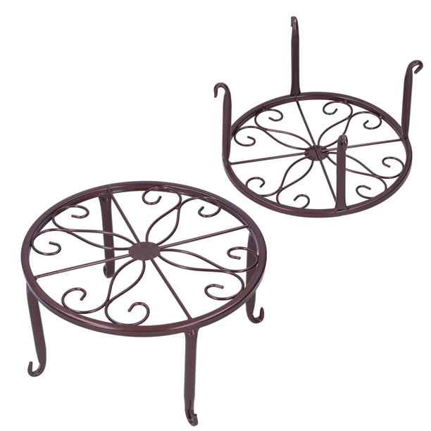 Estante para macetas, 2 piezas, soporte para plantas, soporte para flores, estante para plantas, confiabilidad excepcional Jadeshay A