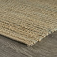 thumbnail image 4 of Ox Bay Rustic Classic Natural & Blue 8x10 Undertoned Jute Area Rug, 4 of 7