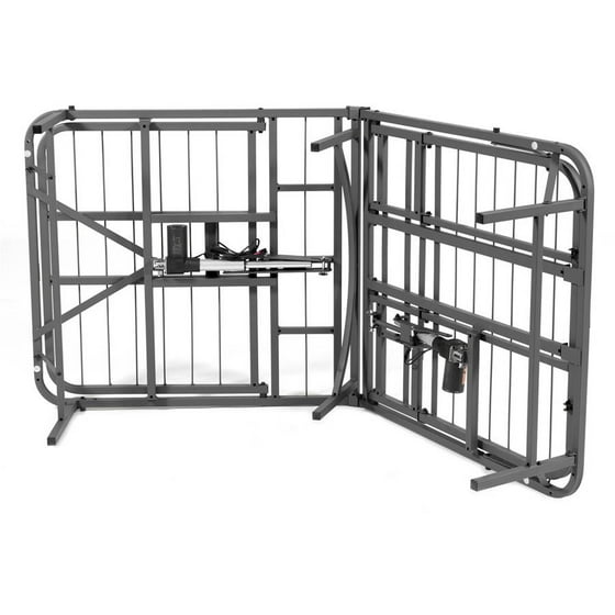 Pragmatic 14 High Profile Dual Adjustable Steel Bed Frame With Under Storage Easy No Tools Assembly