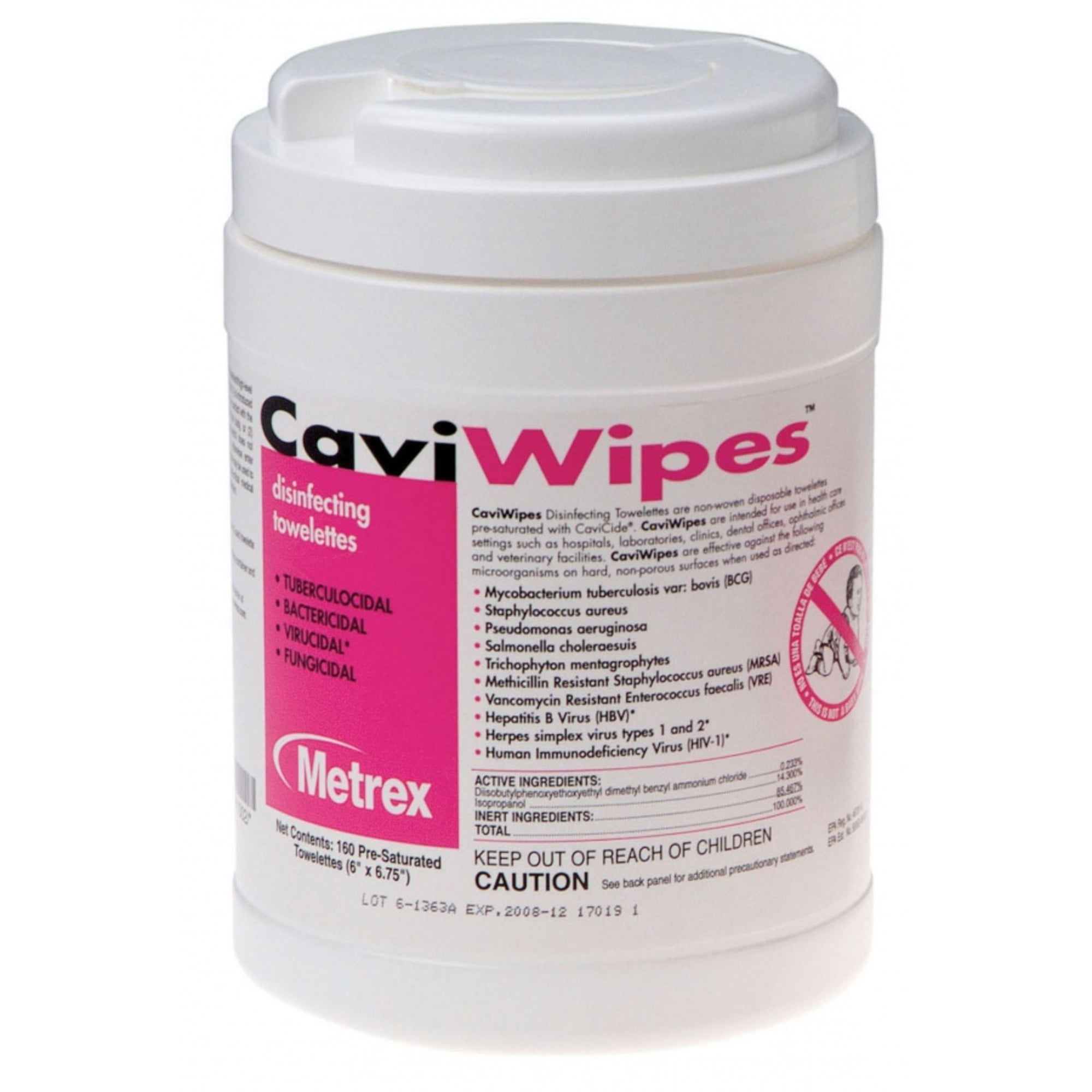 CaviWipes 13-1100 Surface Disinfectant Wipe 160 Nepal | Ubuy