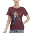 thumbnail image 1 of T-Shirt Basique à Manches Courtes pour Femme une Pièce Nami, 1 of 6