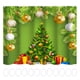 thumbnail image 2 of Cortina de baño, 150x180 cm, Cortina de Ducha Impermeable con temática de árbol de Navidad, Accesorios de baño, máxima confiabilidad, 2 of 8