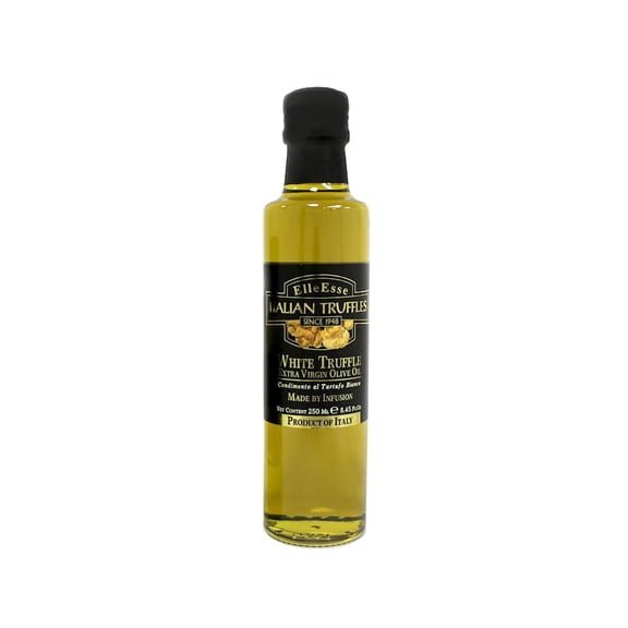 Elle Esse White Truffle–Infused Extra Virgin Olive Oil in Glass Bottle (8.45 oz)