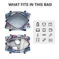 thumbnail image 3 of Small Carry on Overnight Bag for Women Cute Travel Duffel Bag for Spirit Airlines Personal Item Bag Underseat Weekender Bags, Blue, 3 of 10