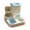 Blue, variant on Automatic Cat Feeder Feeding Station Container Kitten Water Drinking Bowl Green