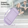 thumbnail image 3 of FINTIE Case for Nintendo Switch 2 (2025), Shockproof Hard Shell Carrying Cover Portable Protective Travel Bag with 20 Game Card Slots & Inner Pocket, Lilac Purple, 3 of 11