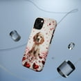 thumbnail image 5 of DistinctInk Tough Case for Apple iPhone 14 PLUS (6.7" Screen), Compatible with MagSafe Charging - Valentine's Day Cocker Spaniel Puppy, 5 of 6