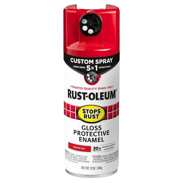 Pintura en Spray Rust-Oleum 376899 Custom 5 en 1 340 ml Rojo