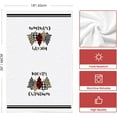thumbnail image 6 of SM-XLHN Black Stripe Christmas Trees Merry Bright Gnomes Kitchen and Dish Towels, 18 x 26 Inch Winter Xmas Holiday Ultra Absorbent Drying Cloth Tea Towels Set of 2, 6 of 6