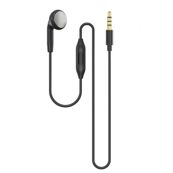 Yammee Single Side Earbud Headsets With Microphone 3.5mm USB C Connectors Cord Sound Devices Noise Isolating In ear Headphone