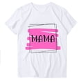 thumbnail image 1 of Blusas de Manga Corta para las Mujeres Divertido Impreso Cuello Redondo Tee, Vintage Humor Gráfico Blusas de Primavera para las Mujeres, 1 of 3