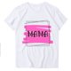 thumbnail image 1 of Blusas de Manga Corta para las Mujeres Divertido Impreso Cuello Redondo Tee, Vintage Humor Gráfico Blusas de Primavera para las Mujeres, 1 of 3