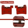 thumbnail image 4 of 2 Paires Frein à Disque pour Vélos Électriques Étriers Frein en Métal Semi-Métal Rouge, 4 of 9