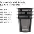thumbnail image 2 of Tasse Écran de Filtre à Café Remplaçable (4 Pcs) pour Utilisation avec les Ensembles de Filtres à Café Réutilisables Compatibles avec les Cafetières Keurig 1.0, 2 of 3