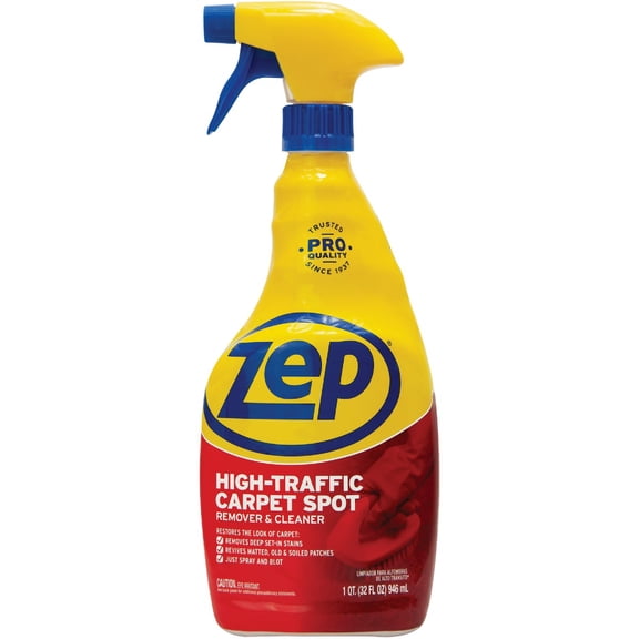 Zep High Traffic Carpet Cleaner 32 oz Spray Bottle 1044998