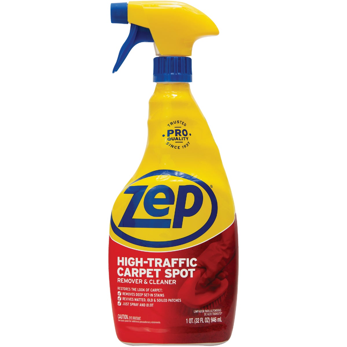 Zep High Traffic Carpet Cleaner 32 oz. ZUHTC32 Case of 12 Make high Traffic Areas Look New Again