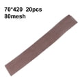 thumbnail image 1 of Bgsha 20pcs 70x420mm Flocking Grid Dry Sandpaper Hand Push Grinding, 1 of 7