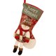 thumbnail image 3 of Cateissary 6 uds calcetines de Navidad de arpillera grandes calcetines de Navidad de yute bolsa de regalo de vacaciones adornos hogar chimenea decoración Kits de decoración para fiestas No.02 Cateissary HA000916-02B, 3 of 6