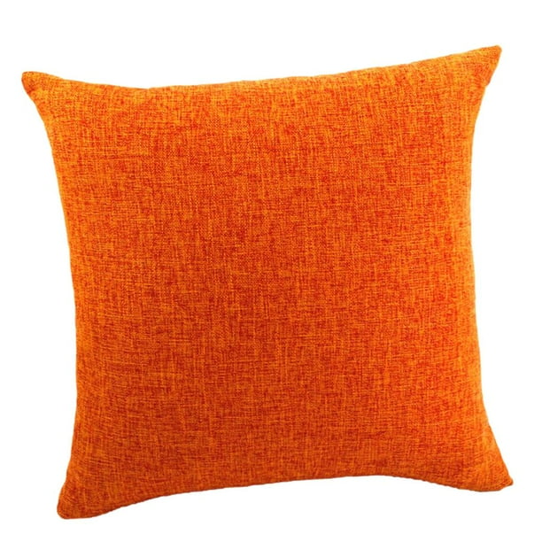 Dormitorio Sofá cinturo Funda De Almohada Cojín Funda De Almohada Oficina Decoración Para Naranja 60x60cm