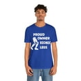 thumbnail image 3 of Amputee Humor TShirt “Proud owner of bionic legs” Crew Neck, 3 of 6