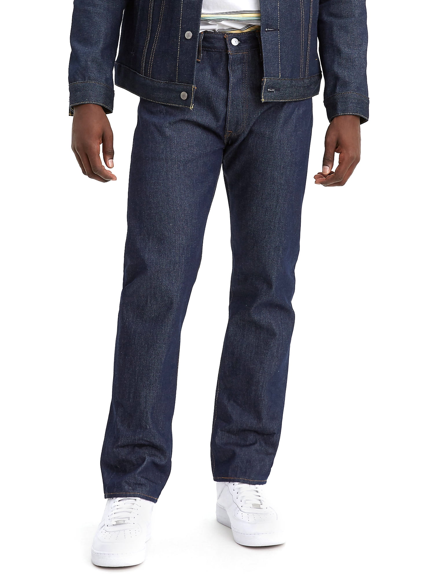 LEVI'S NEW Men's 501 Original Fit Straight Stretch Jeans Gray Size ...