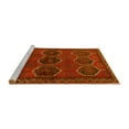 thumbnail image 2 of Ahgly Company Machine Washable Indoor Square Persian Yellow Traditional Area Rugs, 8' Square, 2 of 4