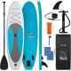 thumbnail image 1 of Tabla SUP Inflable Ultra Ligera con Accesorios Premium SereneLife, Diseño Extra Ancho y Estable, Almohadilla EVA Antideslizante, Ideal para Jóvenes y Adultos, Capacidad de 125 kg, 1 of 7