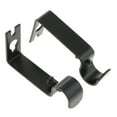 thumbnail image 1 of 2Pieces Roman Curtain Rod Bracket Curtain Pole Rod Wall Bracket Holder Black, 1 of 7