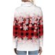 thumbnail image 4 of Pntutb Mujeres Otoño e Invierno Casual Navidad Impreso Pile Collar Manga Larga Cordón Pullover Blusa Sudadera tops Pntutb Pntutb-3874, 4 of 8
