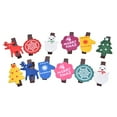 thumbnail image 4 of Christmas Wood Clips Lovely Photo Clothespin Craft Clothespin with Burlap String, 4 of 9