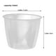 thumbnail image 3 of Juego de 5 tazas medidoras de plástico transparentes de repuesto para arroceras. Tazas medidoras pequeñas de plástico para arroz, harina y recipientes para lácteos., 3 of 8