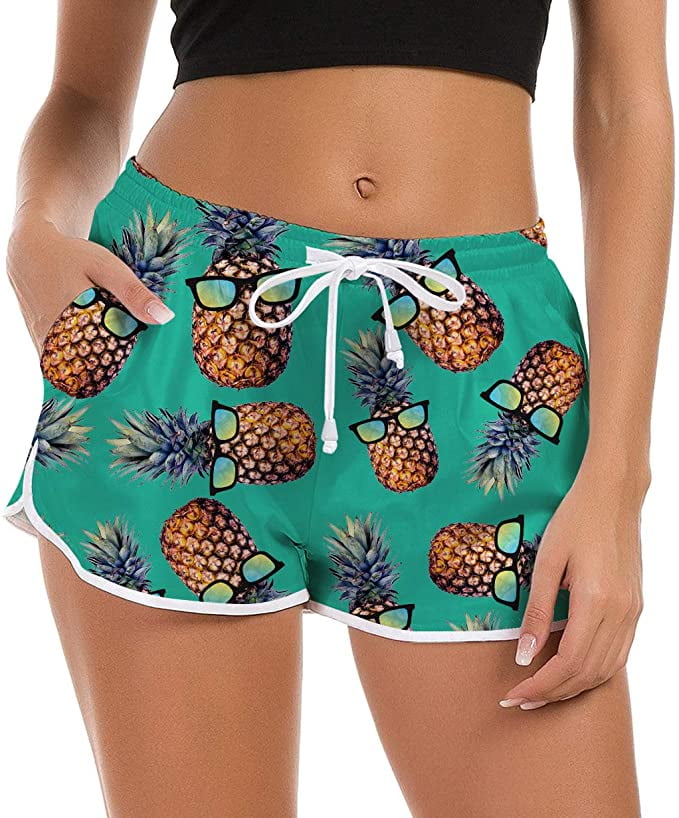 pineapple gym shorts