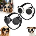 thumbnail image 3 of Goggles For Small Breed Wind/ Puppy With Adjustable Strap White Black Dog Swimsuit Dog Swimsuit Boy Dog Swim Suite Dog Jacket Dog Hiking Gear Water Bunny Hat for Cat And Owner Fan for Car Window for, 3 of 7