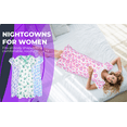 thumbnail image 2 of JEFFRICO Womens Nightgowns Sleepwear Soft Pajama Dress Nightshirts, 2 of 6