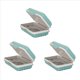 thumbnail image 1 of 3X Soporte para Jabón, Jabonera, Soporte para Jabón de Barra para Ducha, Jabonera de Viaje con Tapa para Gimnasio, Jabonera de Viaje, 1 of 5