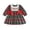 Watermelon Red, variant on OJSFQUFP Baby Girls Christmas Comfortable and Breathable Long Sleeved Dress Cute Cartoon Print Dress