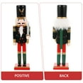 thumbnail image 3 of 3pcs Christmas Nutcracker Decoration Wooden Nutcracker Xmas Tabletop Ornament, 3 of 6