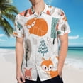 thumbnail image 5 of High Quality Hawaiian Shirts for Men Short Sleeve Aloha Beach Shirt Floral Summer Casual Button Down Shirts Blouses 3DYIUI, 5 of 7