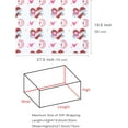 thumbnail image 2 of AUR Pink Valentine's Wrapping Paper Sheet, Heart/Rainbow/Pink Trucks Carrying Flowers, for Valentine's Day, Wedding, Engagement, Bridal Shower, Anniversary, 12 Sheet, 27.5 x 19.6 inches Per Sheet, 2 of 16