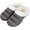 Grey, variant on Womens Cozy Memory Foam Slippers, Fuzzy Warm Faux Fur, Indoor Outdoor Rubber Sole Light Grey