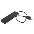 thumbnail image 1 of Hub USB ultradelgado de 4 puertos 2.0 negro, 1 of 4