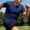 Navy, variant on QSAWXQZ Men's Athletic T Shirt Crew Neck Short Sleeve Quick Dry Breathable Stretch Top XL
