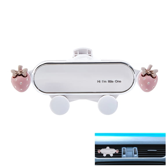 Car Cellphone Holder Strawberry Car Cradle Phone Holder Adorable Car Phone Holders Cute Phone Holders