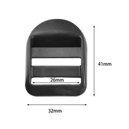 

Buckles for Paracords Bracelets Black Side Release Buckles Straps Slider D Ring