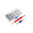 thumbnail image 2 of Gegong Valve Core Remover Tool,102pcs Assortment A/C R134a/R12 Refrigeration Tire Valve Stem Cores Tool Kit,Valve Core Remover Kit, 2 of 8